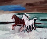 Cavalli con mare